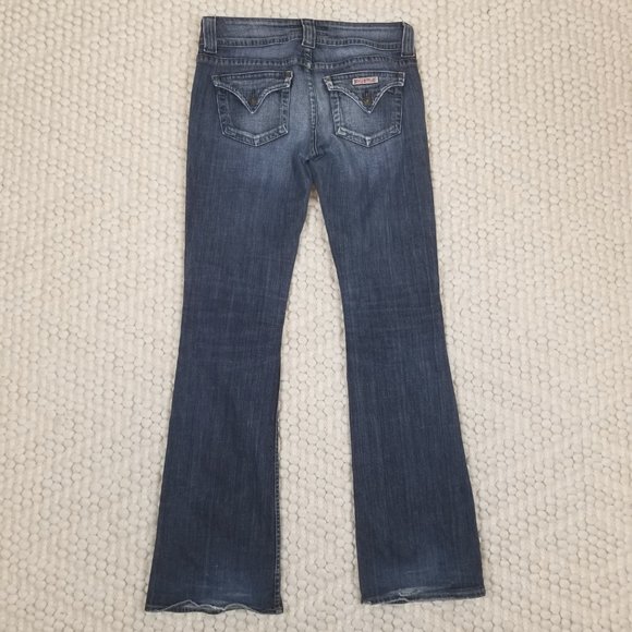 Hudson Signature Bootcut Jeans Medium Blue Wash Sz 28 - Picture 3 of 12